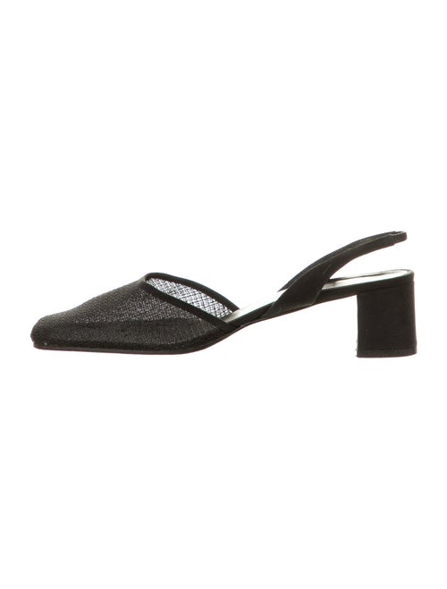 Yves Saint Laurent Slingback Pumps Black