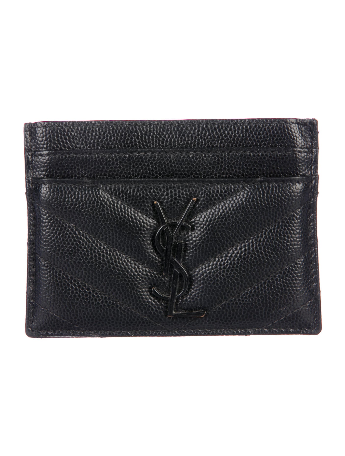 Yves Saint Laurent YSL Signature Logo Card Holder