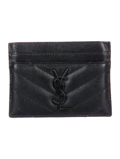 Yves Saint Laurent YSL Signature Logo Card Holder