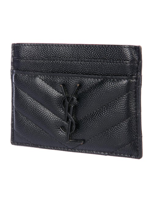 Yves Saint Laurent YSL Signature Logo Card Holder