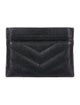 Yves Saint Laurent YSL Signature Logo Card Holder