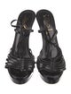 Yves Saint Laurent Patent Leather Slingback Sandals