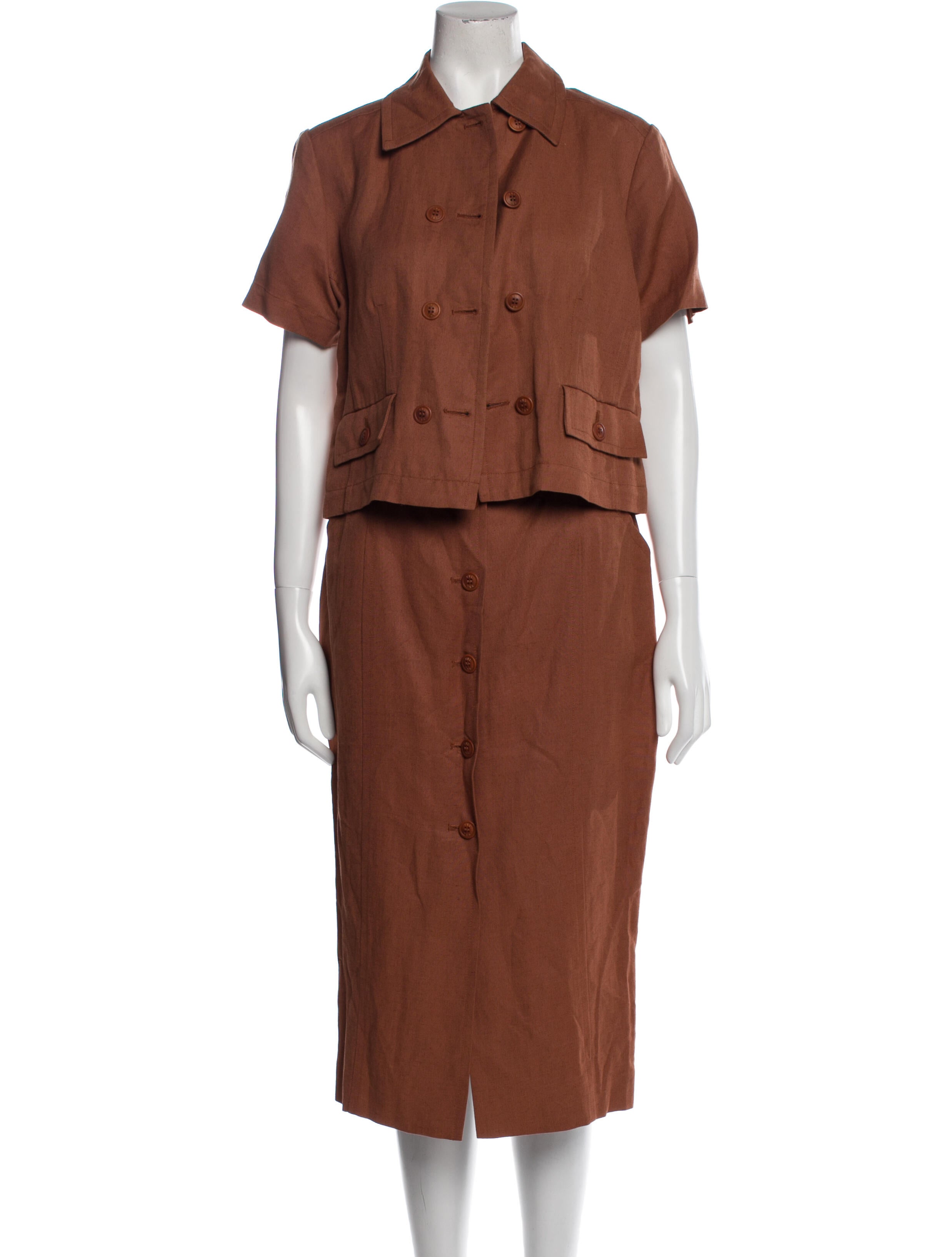 Yves Saint Laurent Vintage 1990's Skirt Set