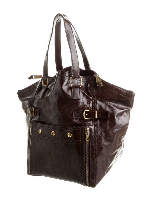 Yves Saint Laurent Patent Leather Tote Bag