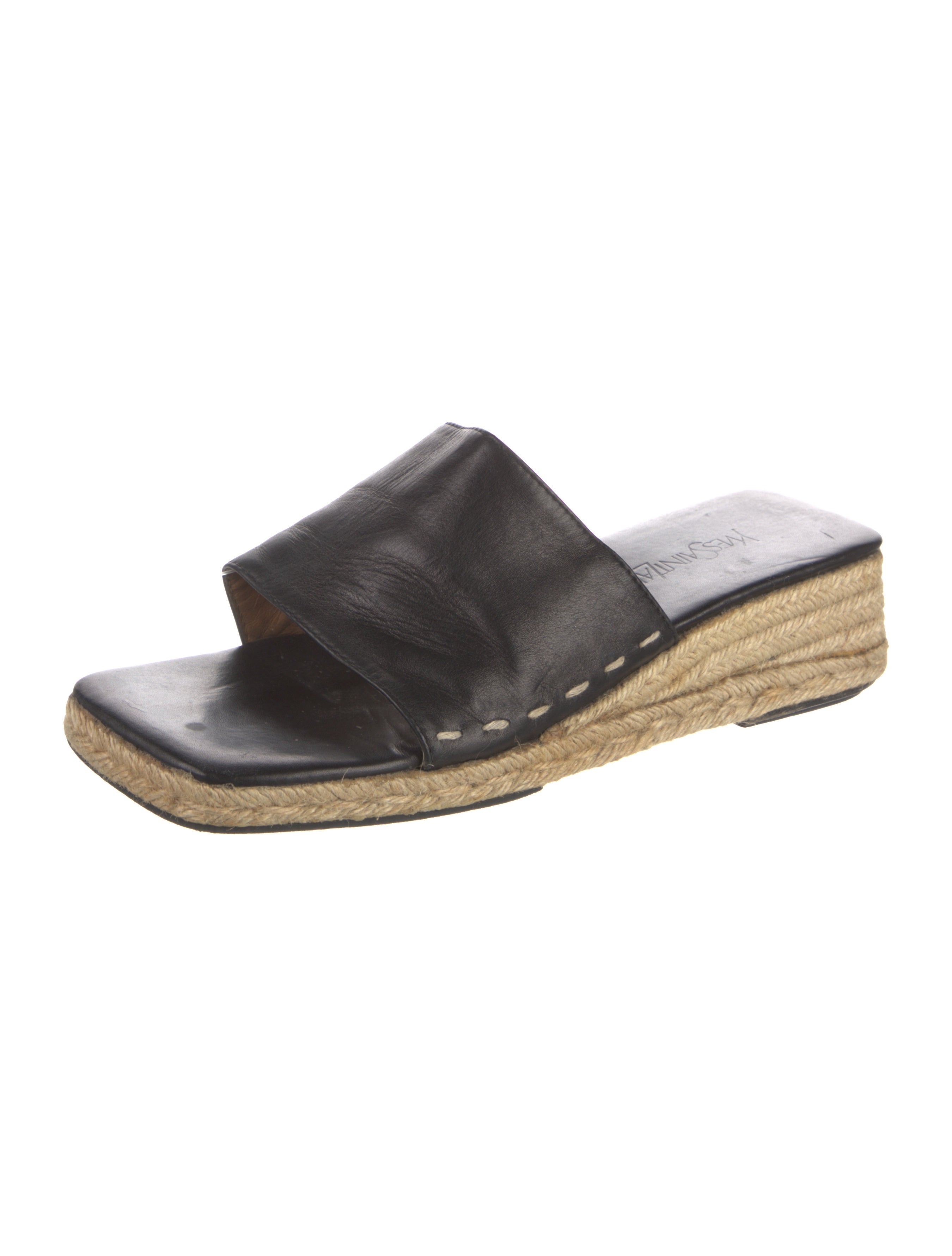 Yves Saint Laurent Leather Espadrilles