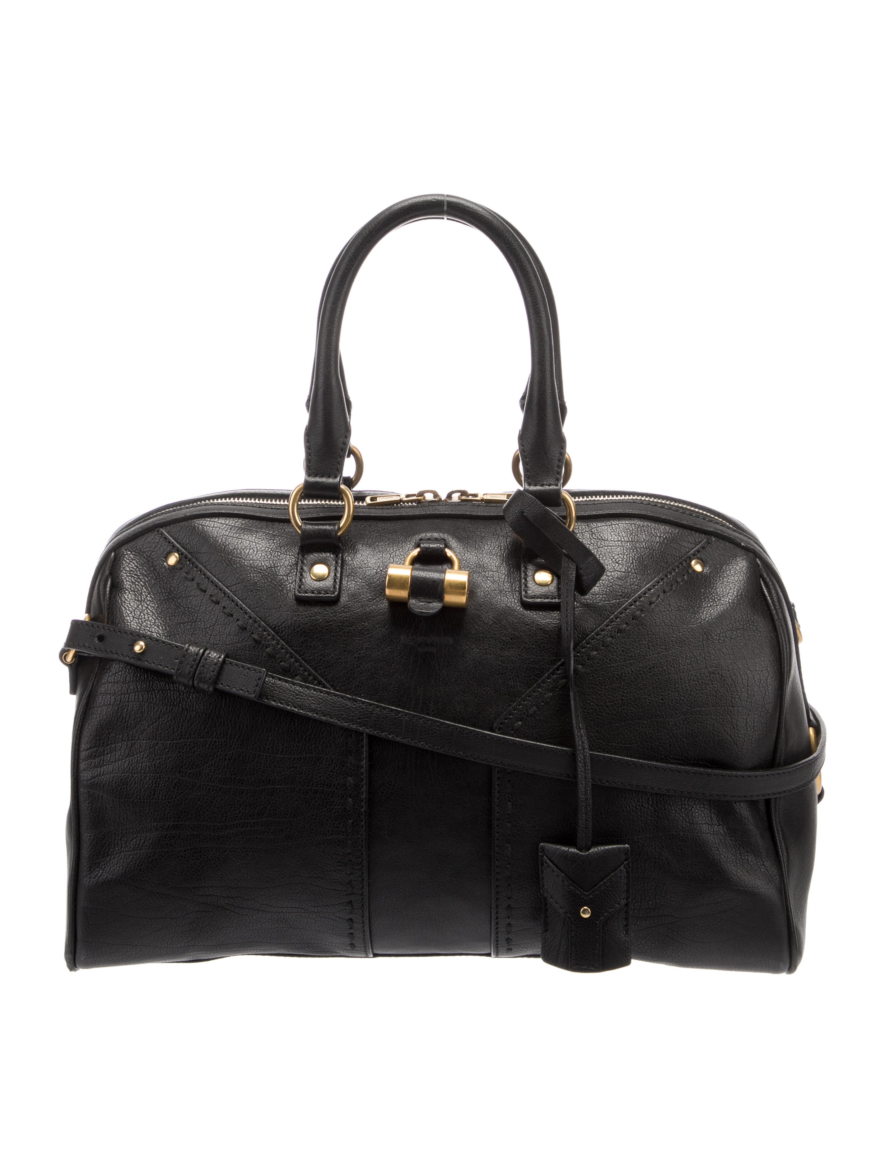 Yves Saint Laurent Muse Leather Bowler Bag