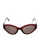 Yves Saint Laurent Late 1980's - Early 1990's Cat-Eye Sunglasses