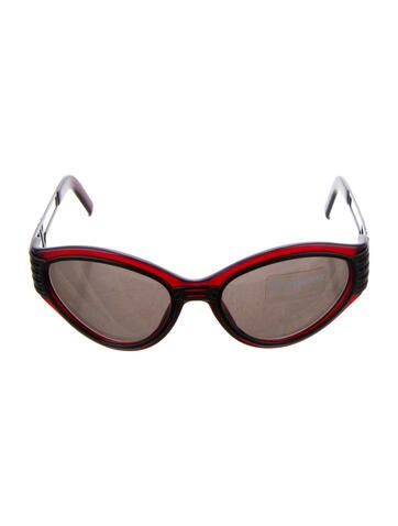 Yves Saint Laurent Sunglasses Late 1980's - Early 1990's Cat-Eye