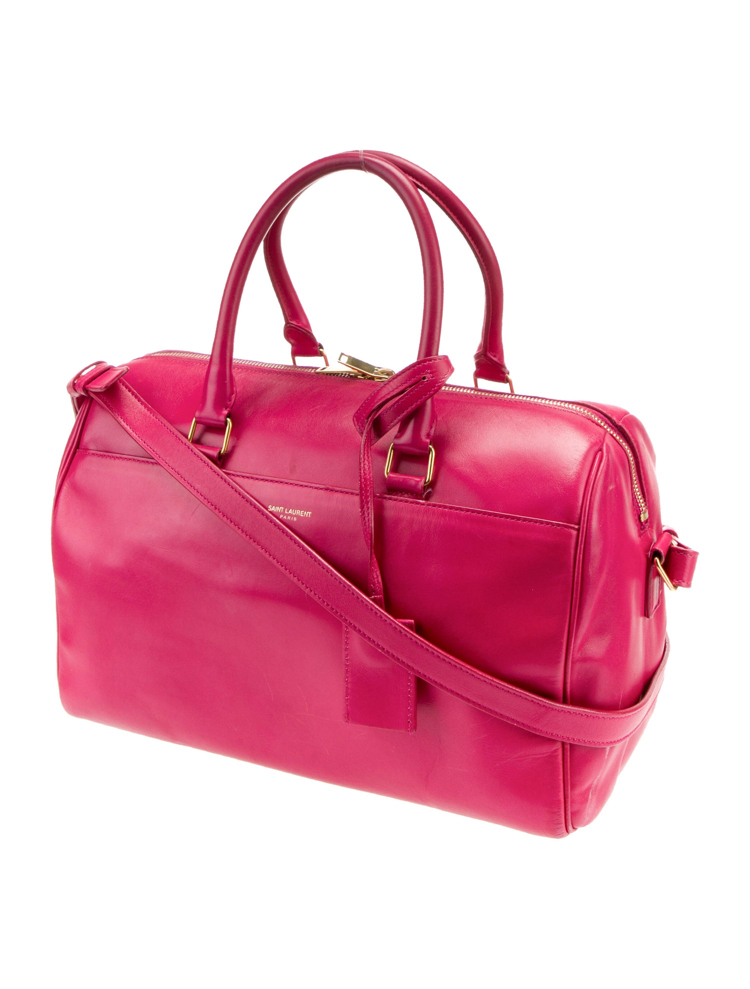 Yves Saint Laurent Saint Laurent Classic Duffle Bag Pink Shoulder