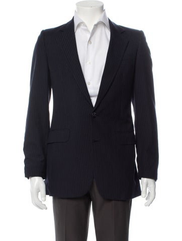 Yves Saint Laurent Suiting Vintage Late 1970's - Early 1980's Blazer L
