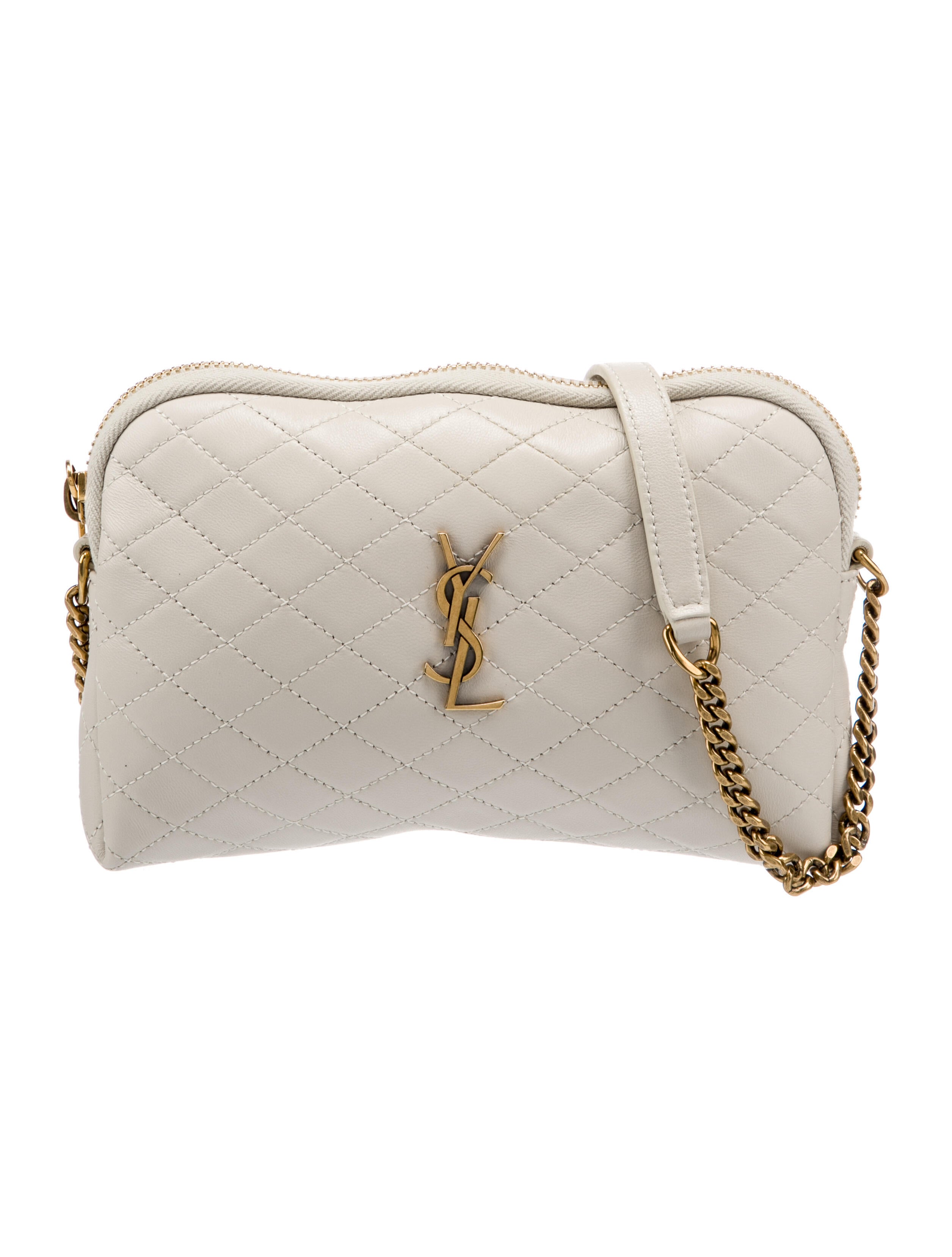 Saint Laurent Gaby Crossbody Bag Neutrals Crossbody Bags, Handbags