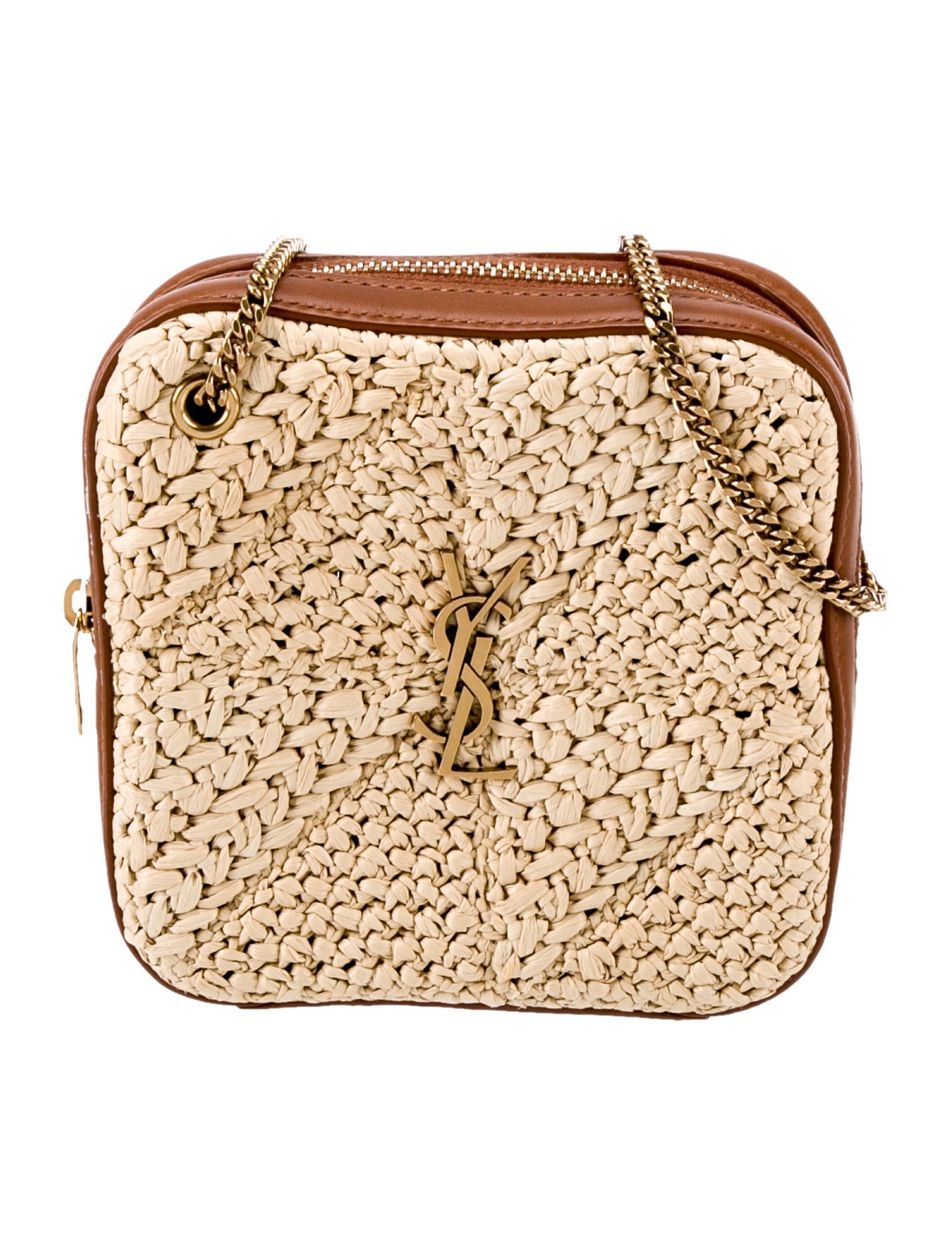 バッグ SAINT LAURENT CUBE Saint Laurent Mini YSL Cube Leather Top-Handle Bag | Neiman