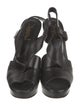 Yves Saint Laurent Leather Slingback Sandals