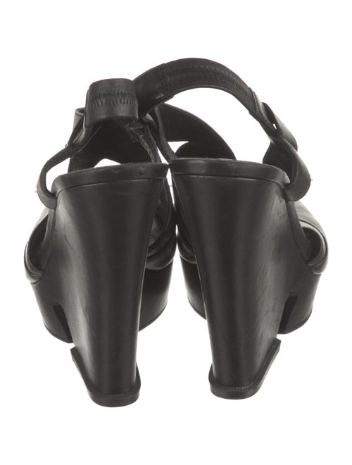 Yves Saint Laurent Leather Slingback Sandals