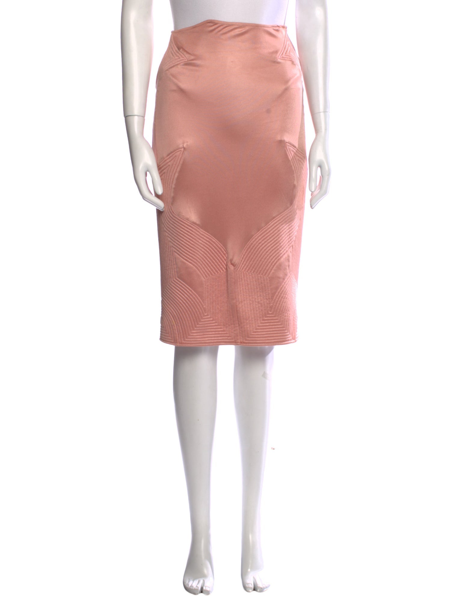 Yves Saint Laurent Rive Gauche Vintage Topstitch Skirt