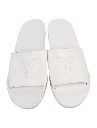 Yves Saint Laurent Leather Slides