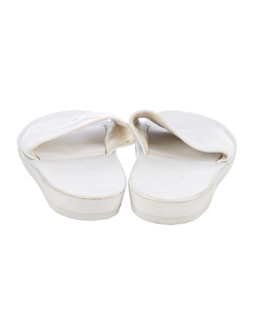 Yves Saint Laurent Leather Slides