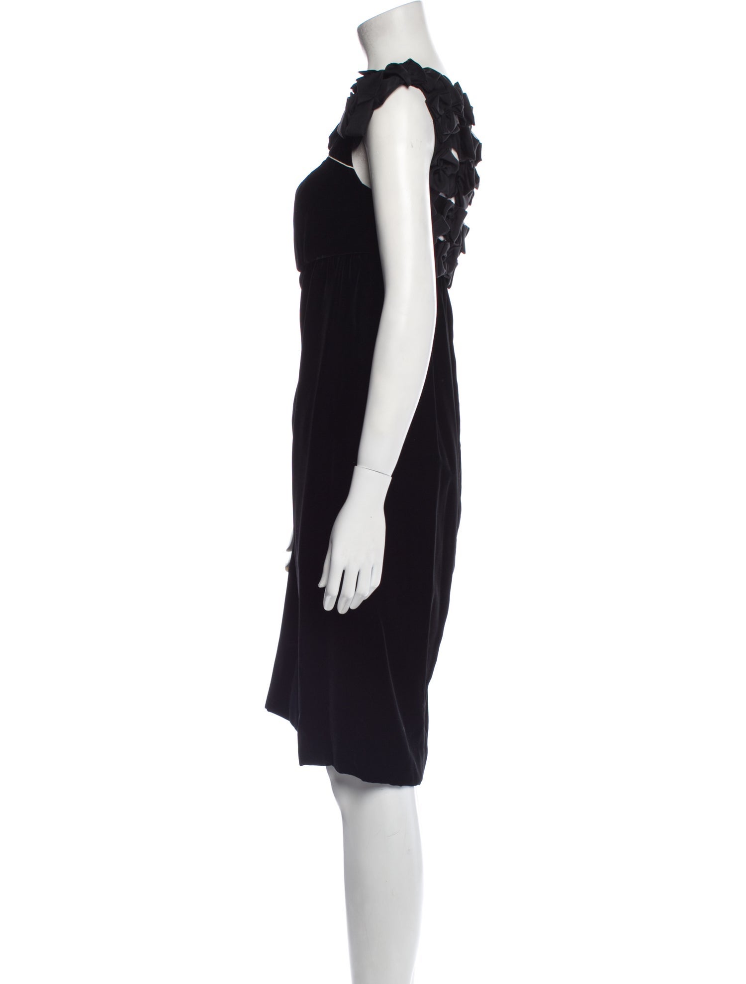 Yves Saint Laurent Square Neckline Knee-Length Dress w/ Tags