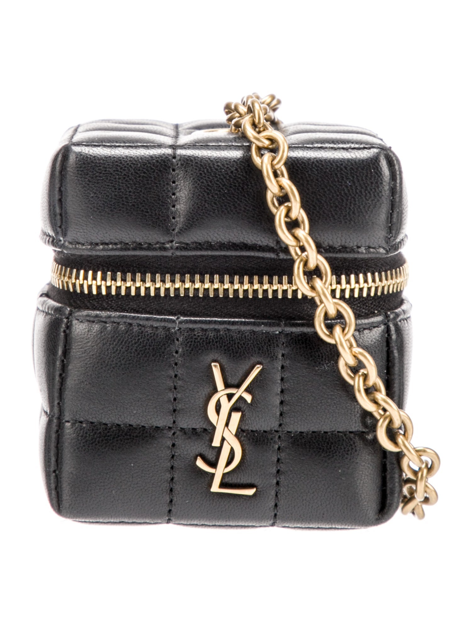 【Saint Laurent】 Cassandreセットオブ 2 hairclips Saint Laurent Cassandre Hair Clips (set Of Two) In Gold