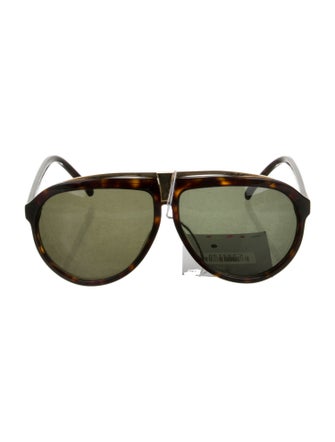 Yves Saint Laurent Aviator Tinted Sunglasses