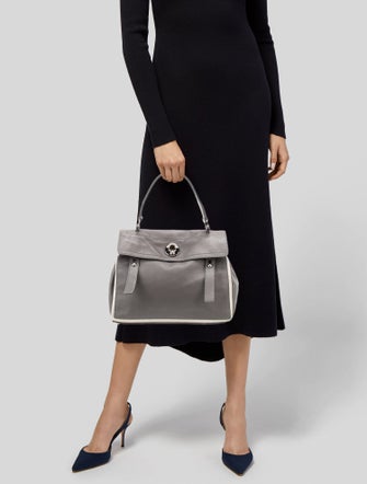 Yves Saint Laurent Rive Gauche Leather Handle Bag