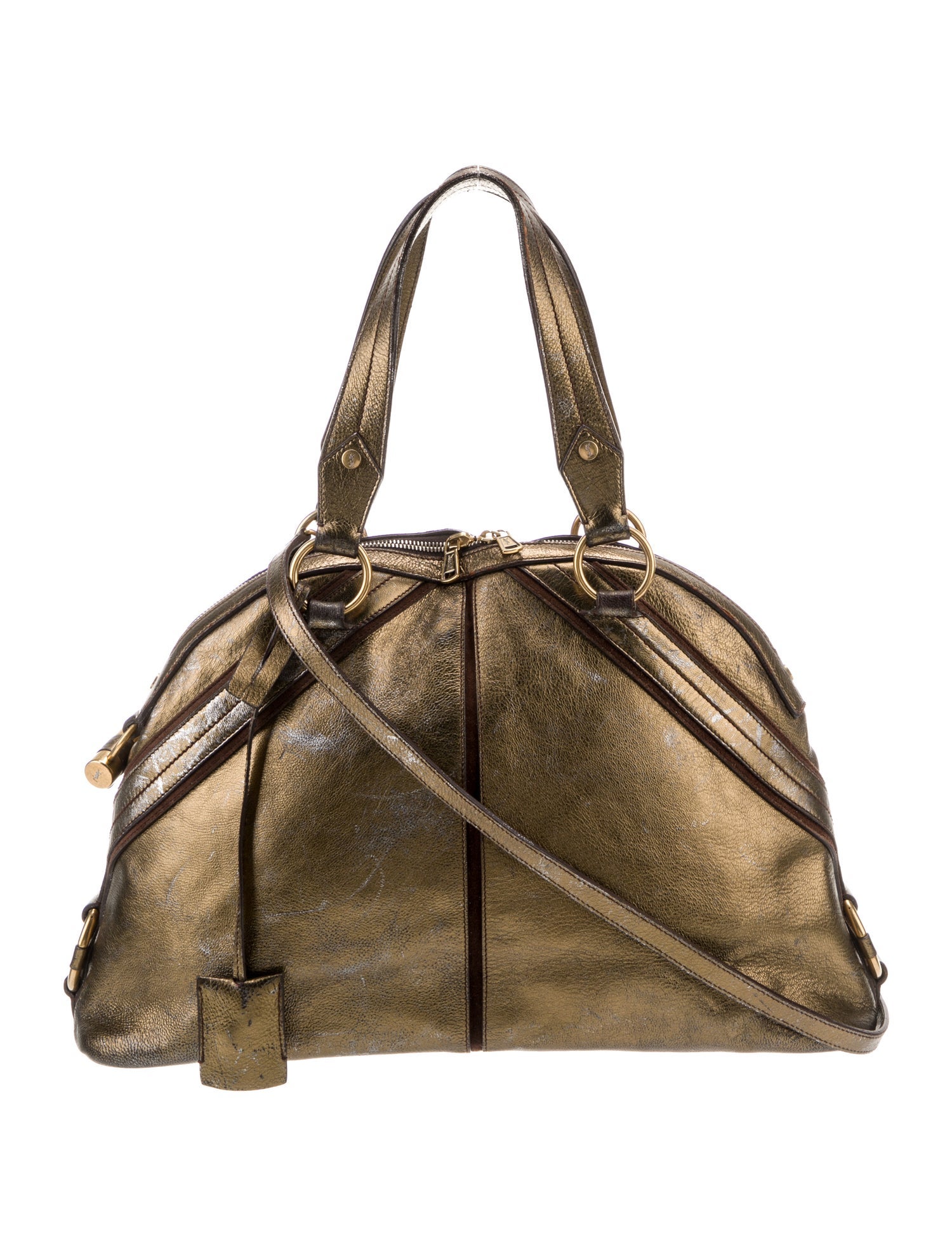 Yves Saint Laurent Rive Gauche Leather Handle Bag sing