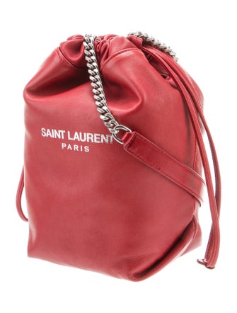 Saint Laurent Mini Teddy Bucket Bag