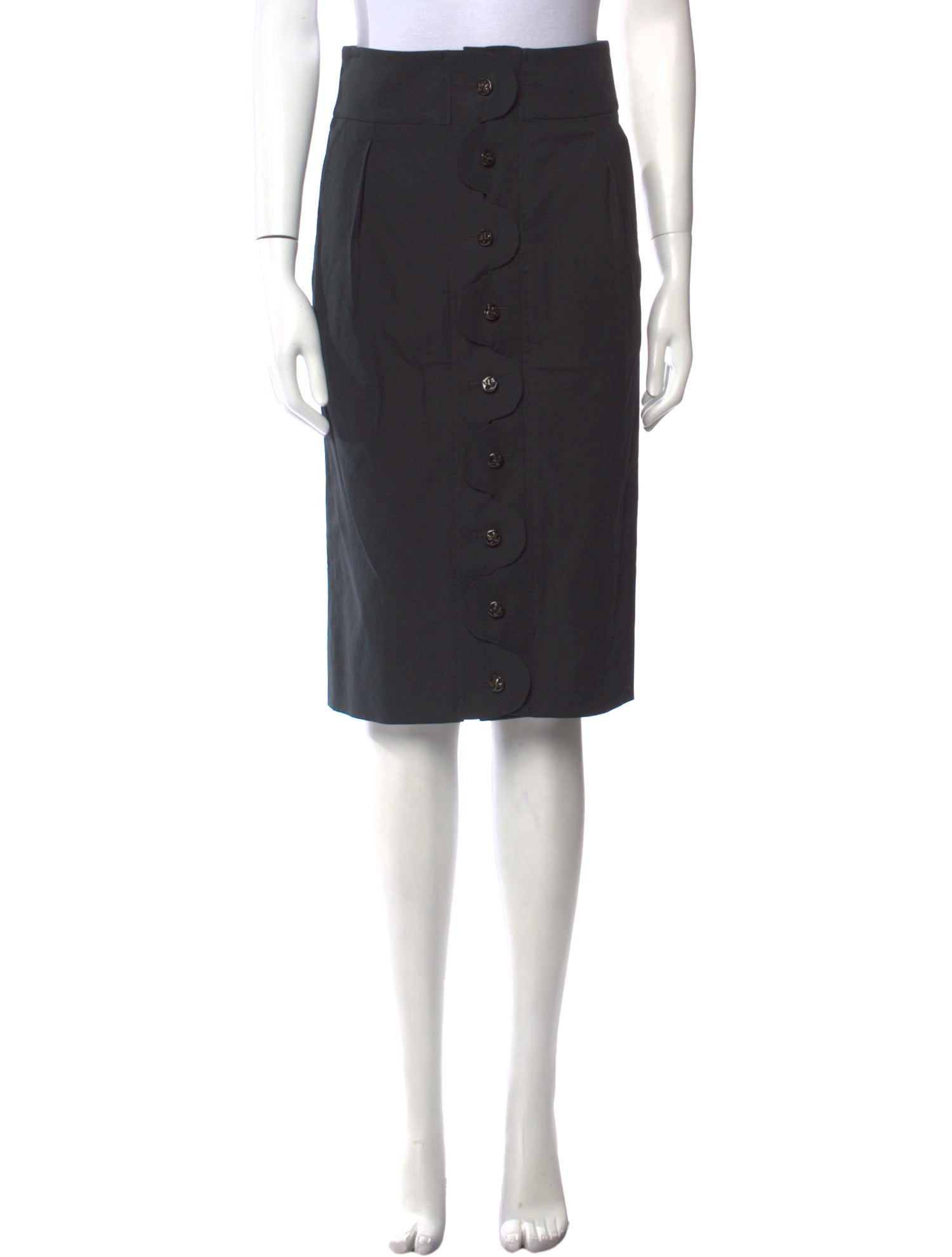 Yves Saint Laurent Rive Gauche Vintage Knee-Length Skirt