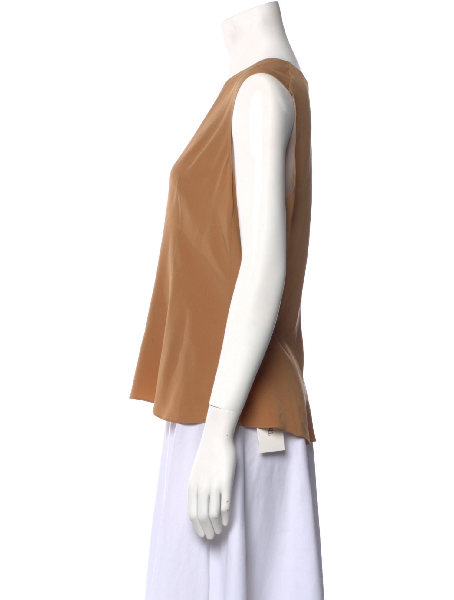 Yves Saint Laurent Silk V-Neck Blouse