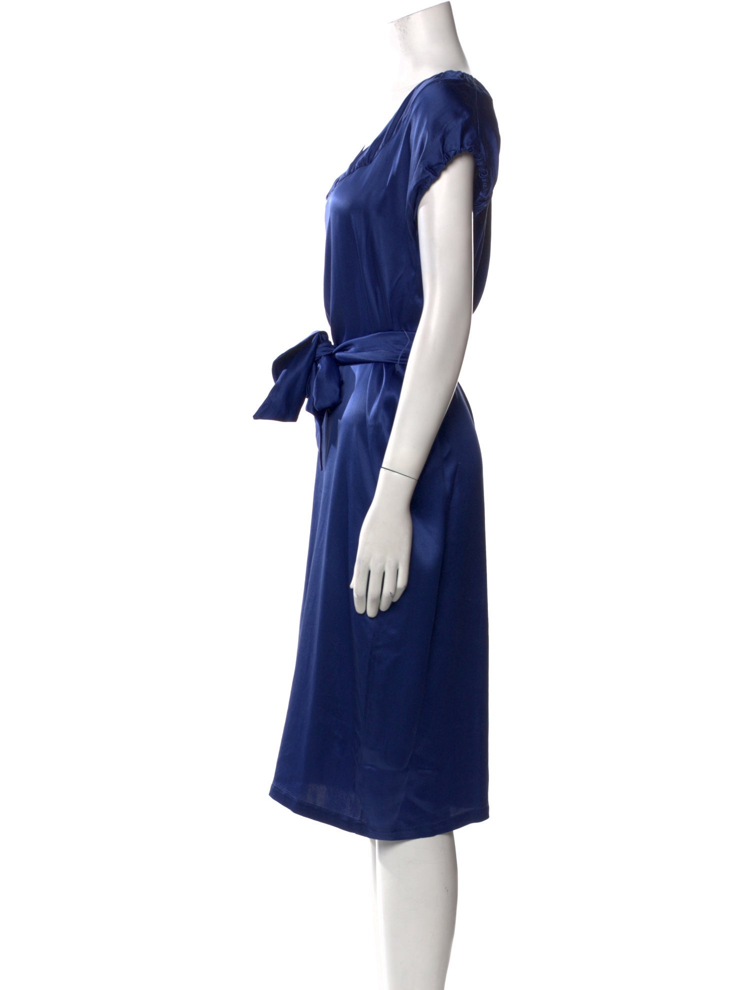 Yves Saint Laurent Silk Midi Length Dress