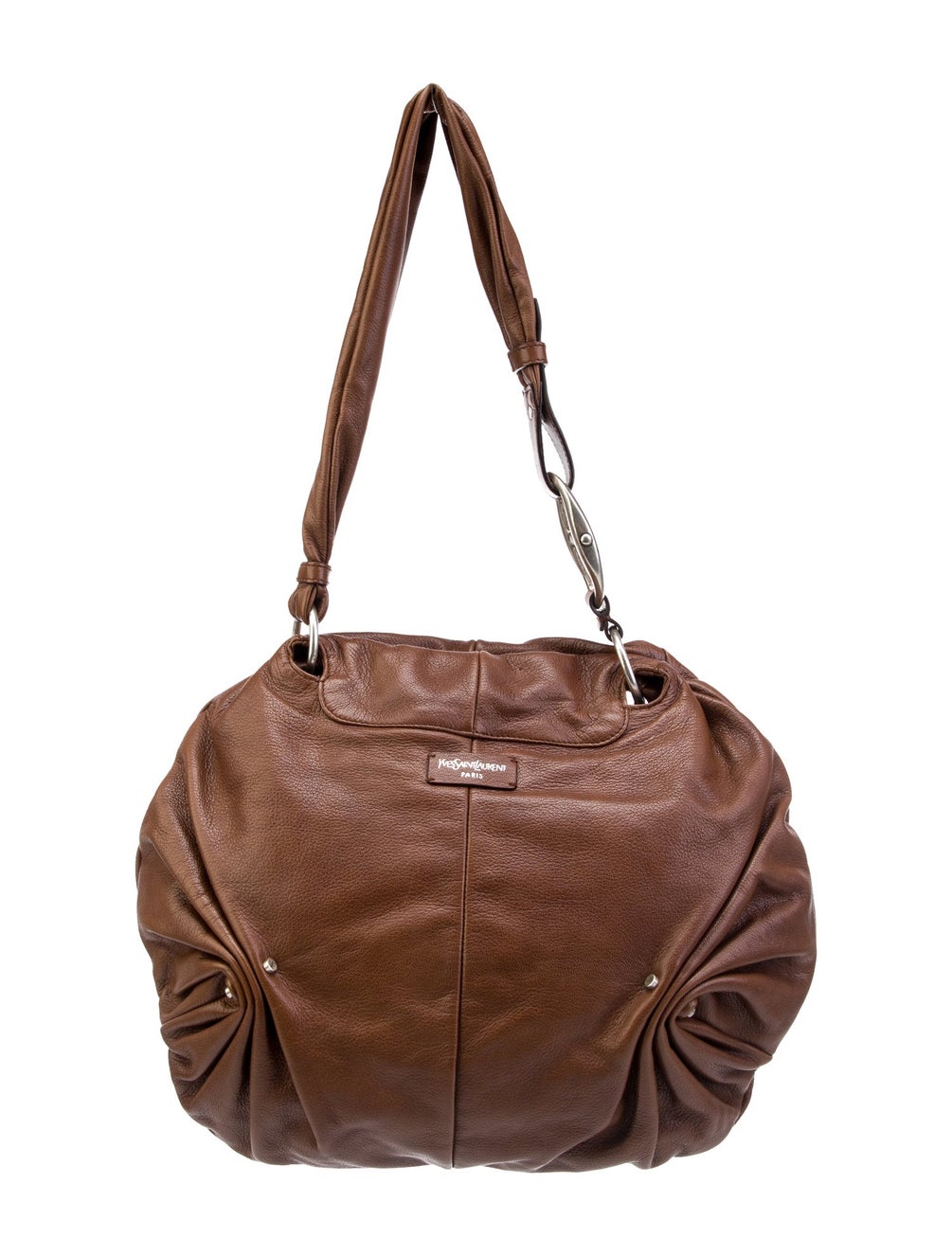 Yves Saint Laurent Leather Shoulder Bag Brown Shoulder Bags, Handbags YVE228987 The RealReal