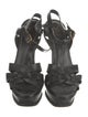 Yves Saint Laurent Leather T-Strap Sandals