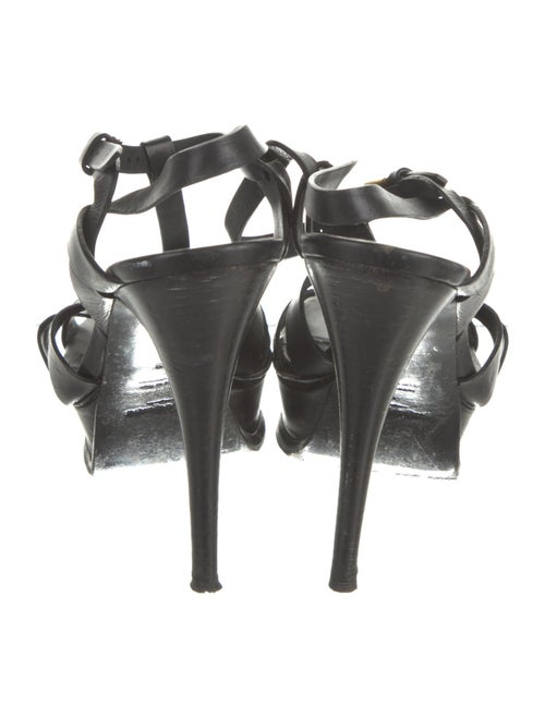 Yves Saint Laurent Leather T-Strap Sandals