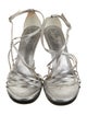 Yves Saint Laurent Rive Gauche Leather Sandals
