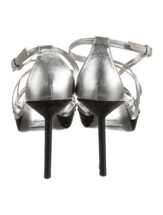 Yves Saint Laurent Rive Gauche Leather Sandals