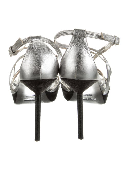 Yves Saint Laurent Rive Gauche Leather Sandals