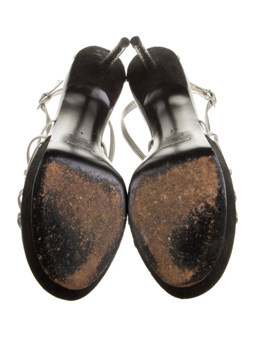 Yves Saint Laurent Rive Gauche Leather Sandals