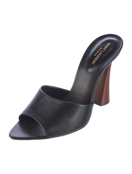 Yves Saint Laurent Leather Slides