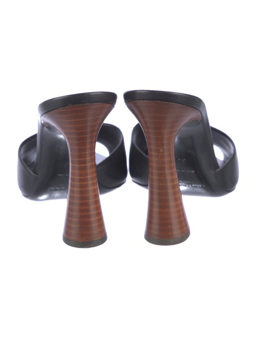 Yves Saint Laurent Leather Slides