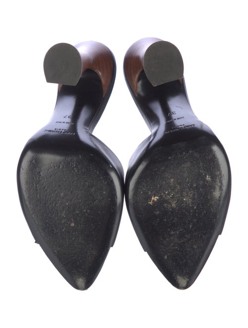 Yves Saint Laurent Leather Slides