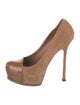 Yves Saint Laurent Rive Gauche Suede Pumps