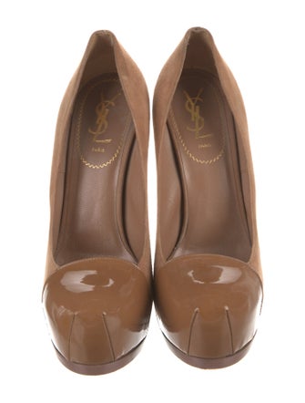 Yves Saint Laurent Rive Gauche Suede Pumps