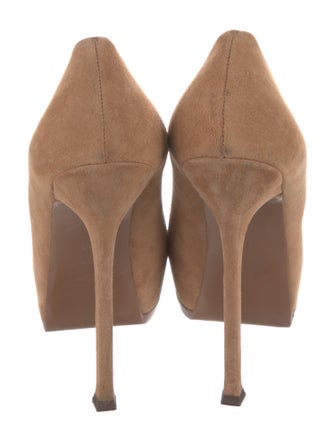 Yves Saint Laurent Rive Gauche Suede Pumps