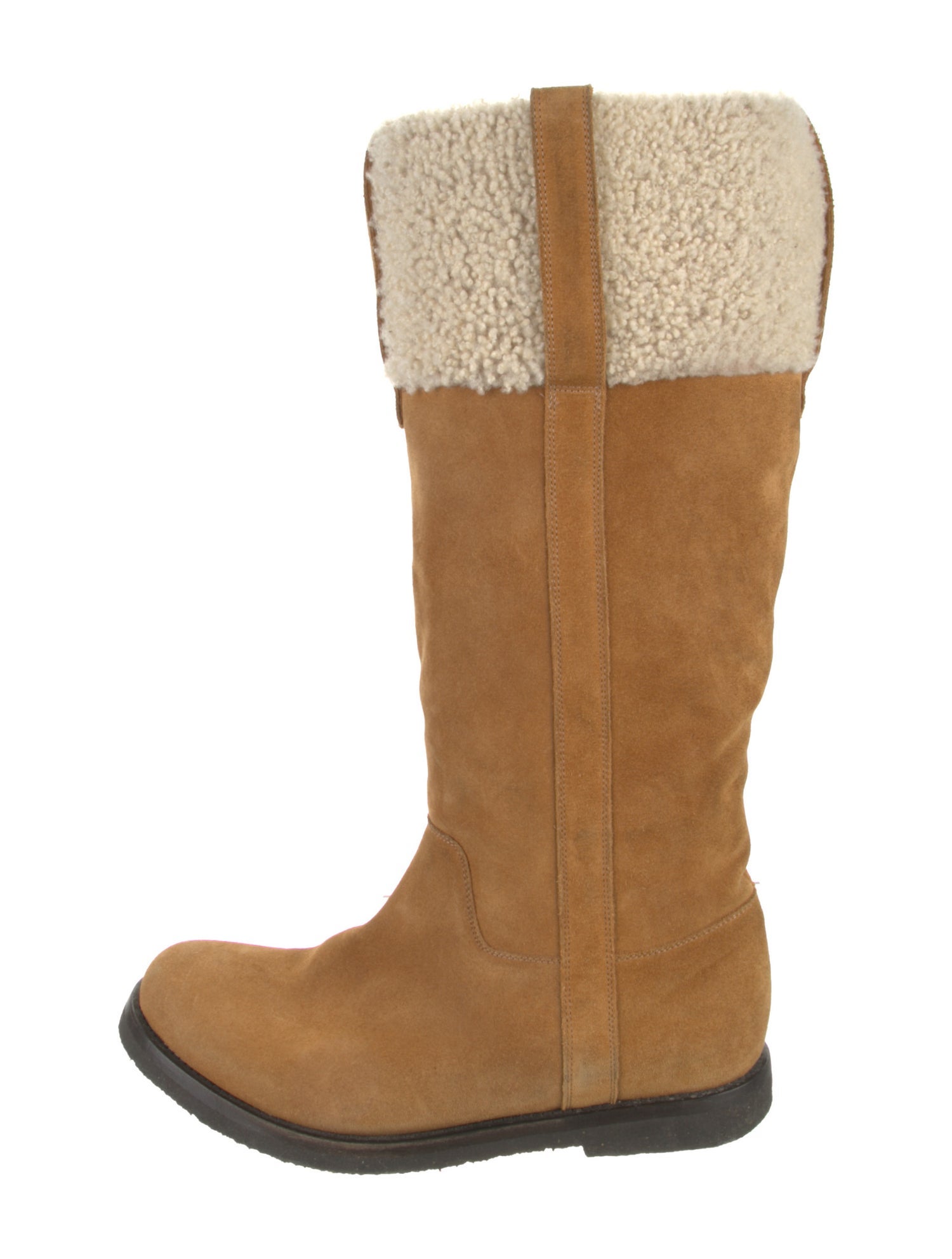 Yves Saint Laurent Suede Riding Boots