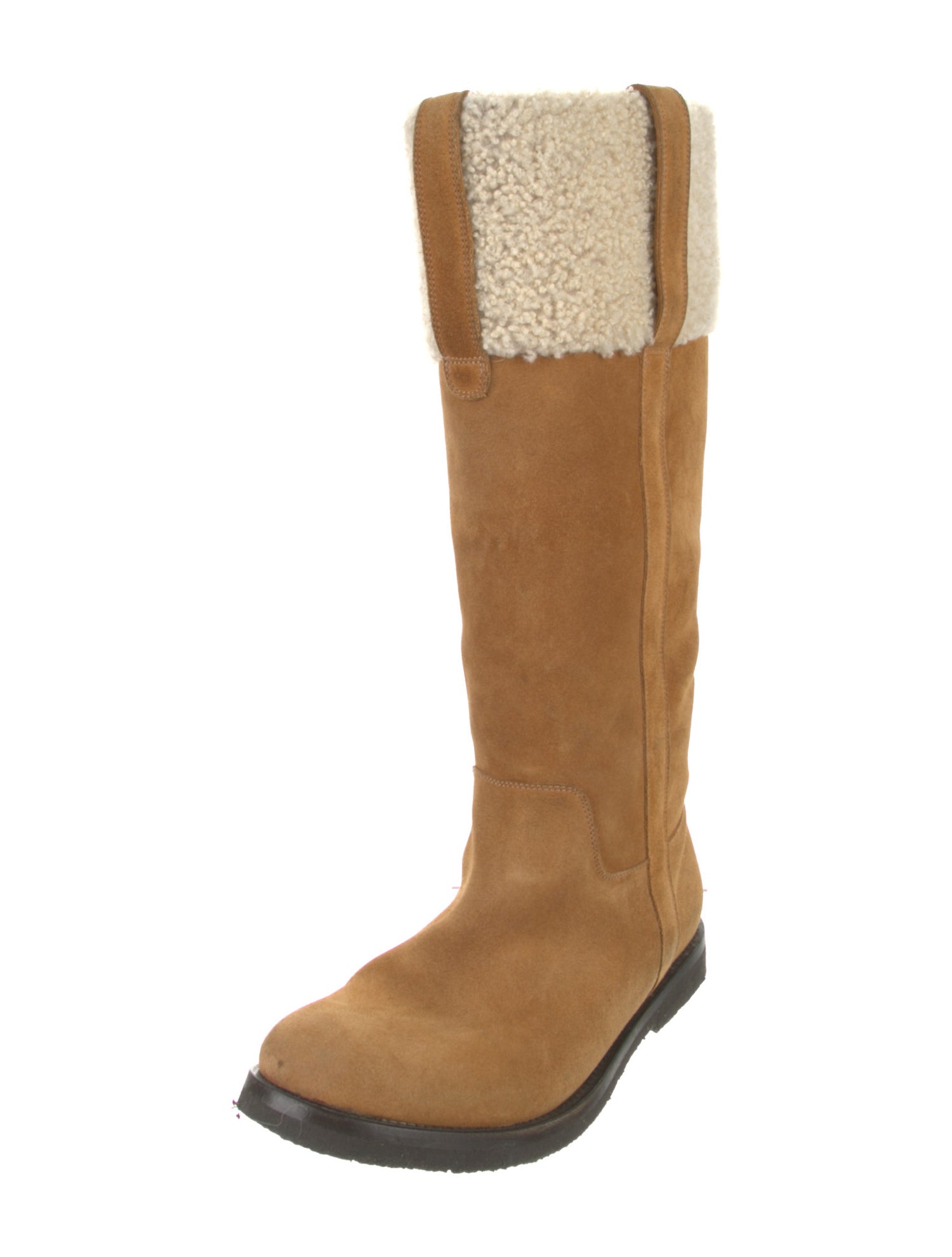 Yves Saint Laurent Suede Riding Boots