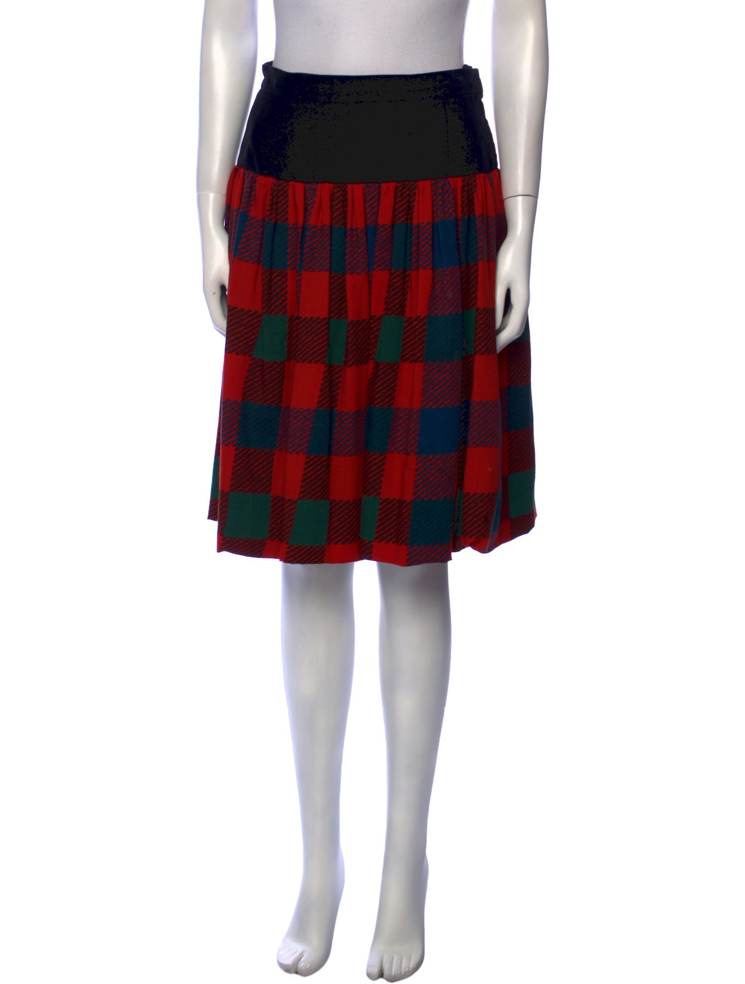 Yves Saint Laurent Rive Gauche Vintage Knee-Length Skirt