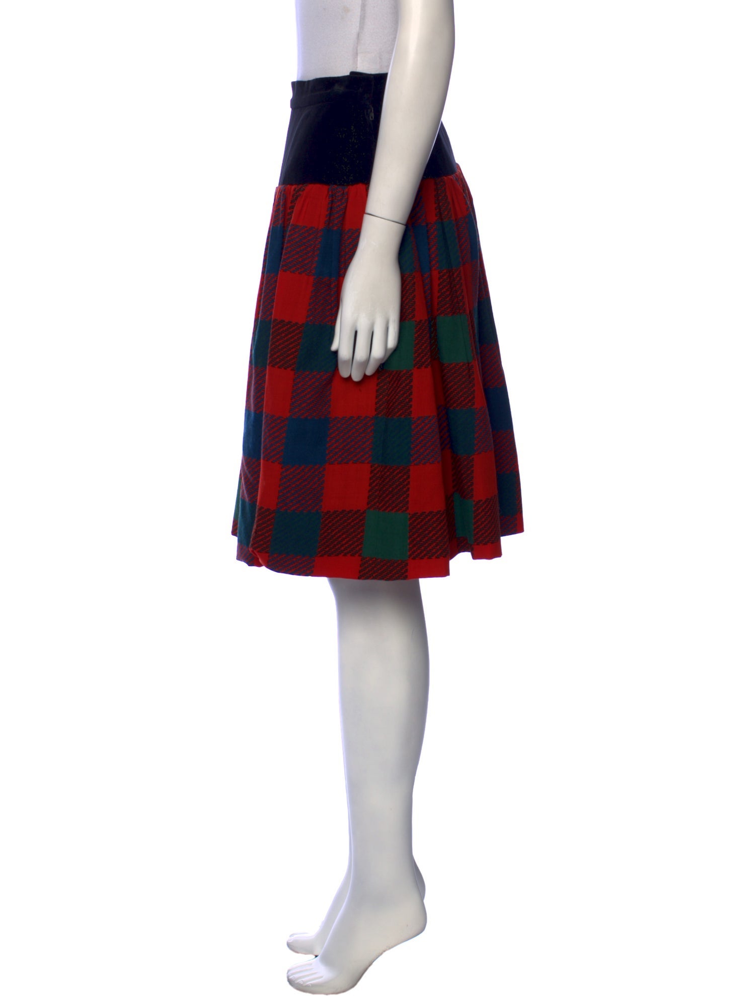 Yves Saint Laurent Rive Gauche Vintage Knee-Length Skirt