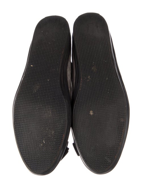 Yves Saint Laurent Velvet Floral Print Flats