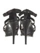 Yves Saint Laurent Rive Gauche Leather Cutout Accent Gladiator Sandals
