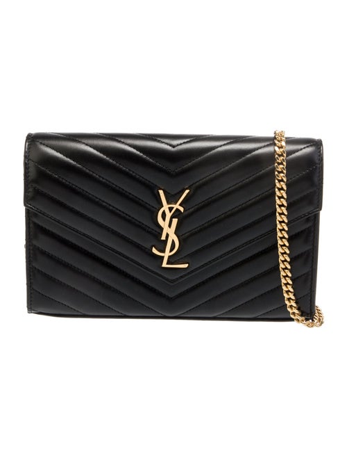 Saint Laurent Leather Cassandre 2023